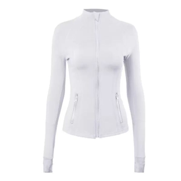 

tidal current ll women's yoga long sleeves jacket outfit solid color nude sports shaping waist tight fitness loose jogging sportswear f, Gray
