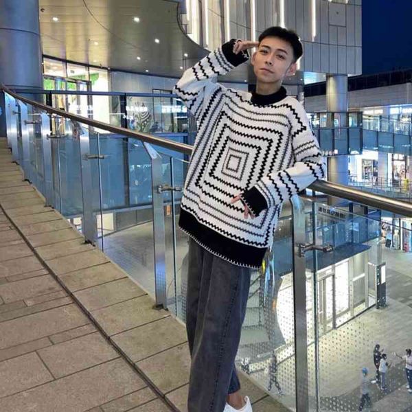 

2022 summer striped sleeve autumn new knitting sweater half collar casual versatile fashion o-neck clothes tees, White;black