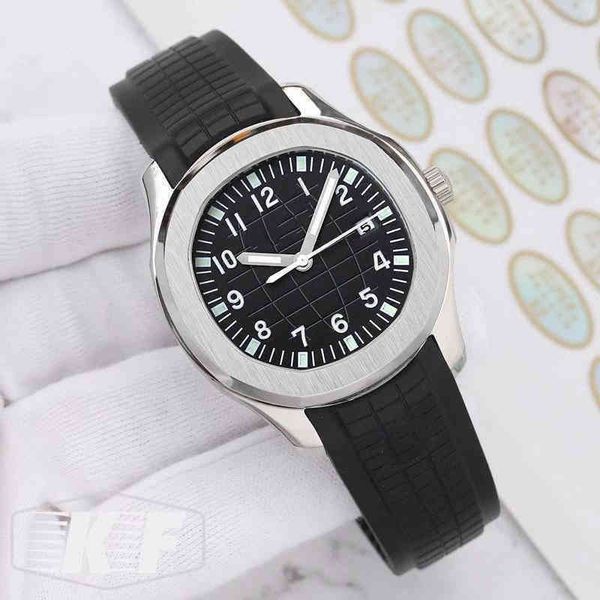 

sapphire glass rose gold watch luxury men designer mechanical automatic black rubber nautilus aquanaut 5167 watches wristwatchesyhkp, Slivery;brown