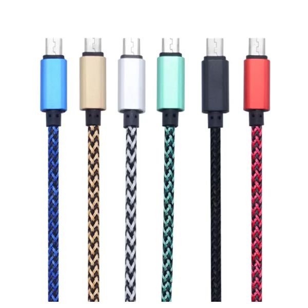 Neue Datenleitung Typ C-Kabel zum USB-A-Ladegerät, geflochtenes Nylon, schnelle Ladesynchronisierung, 1 m, 2 m, 3 m, Datenübertragung, hohe Qualität