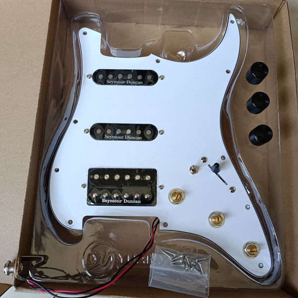 

rare ssh prewired strat pickguard multifunction switch black seymour duncan ssl tb6 pickups suitable suitable for st guitar