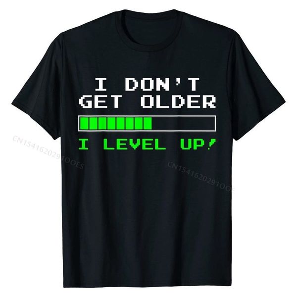 

kaus ulang tahun gamer kaus atasan pria katun eropa kustom 220613, Black