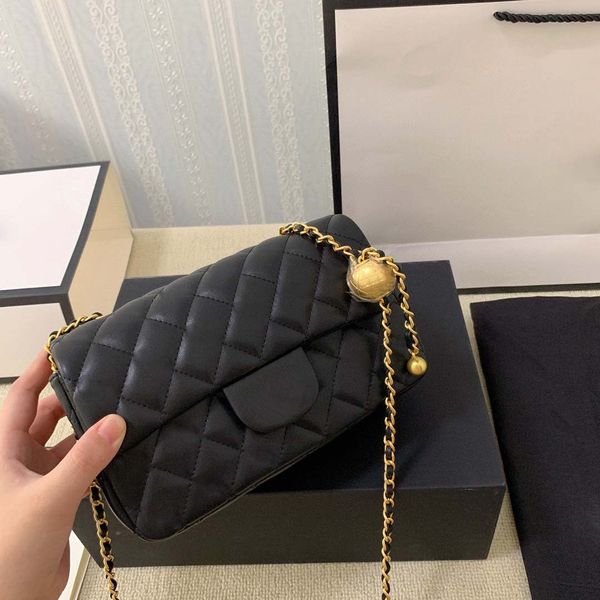 

leather fashionable women's bags 2022 new trend line diamond chain bag small fragrance style single shoulder crossbody bag