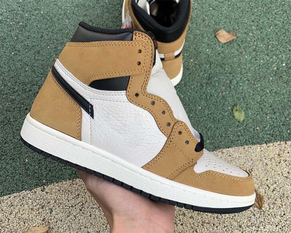 

designer shoes high og jumpman 1 1s rookie of the year basketball wheat color outdoor running trainers sneakers