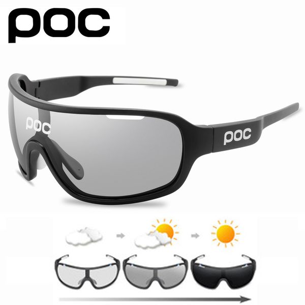 

poc pochromic 5 lens polarized sunglasses men women cycling glasses 220527