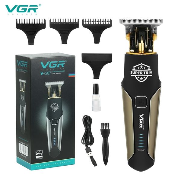 VGR Men's Hair and Beard Trimmer Portátil Recarregável Clipper V 287 Machine Clippers 220623