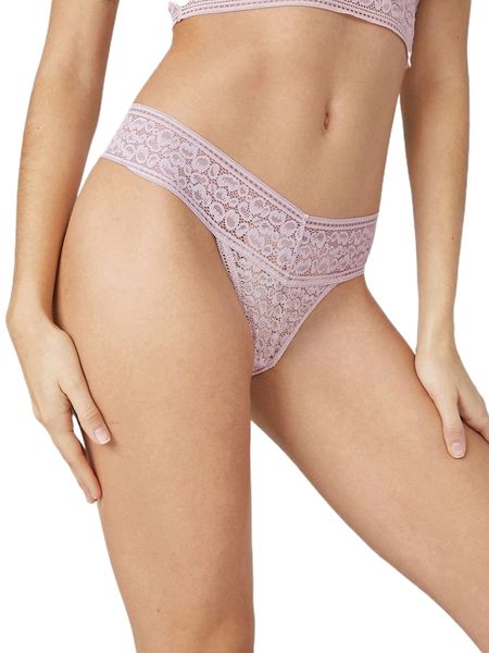 

luvlette elegant lace thong panty g9zt#, Black;red