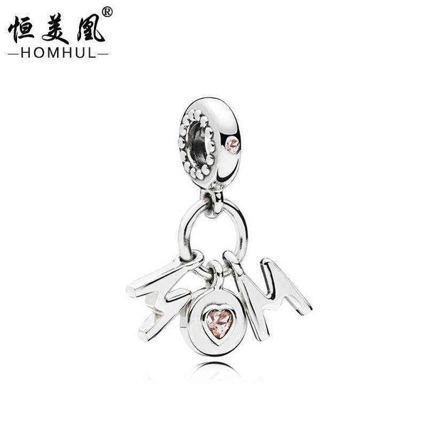 

factory outlet new mom mother letter pendant key chain christmas diy alloy big hole bead jewelry beaded accessories