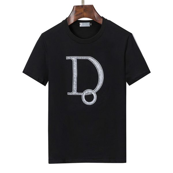

fashion mens t shirt designer 2022 men women tshirts couples woman casual short sleeve man shirts round neck tees 3 colors asian size m-xxxl, White;black