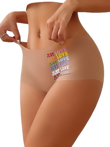 

colorful letter graphic panty u2tn#, Black;red