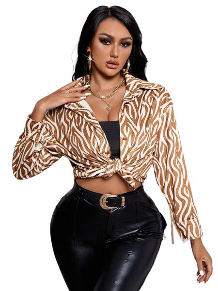 

sxy allover print drop shoulder coat o5jb#, Black