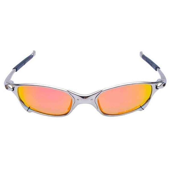 Trendige polarisierte Sonnenbrille für Männer und Frauen, Retro-Roségold-Fahrrad-Sonnenbrille Juliet