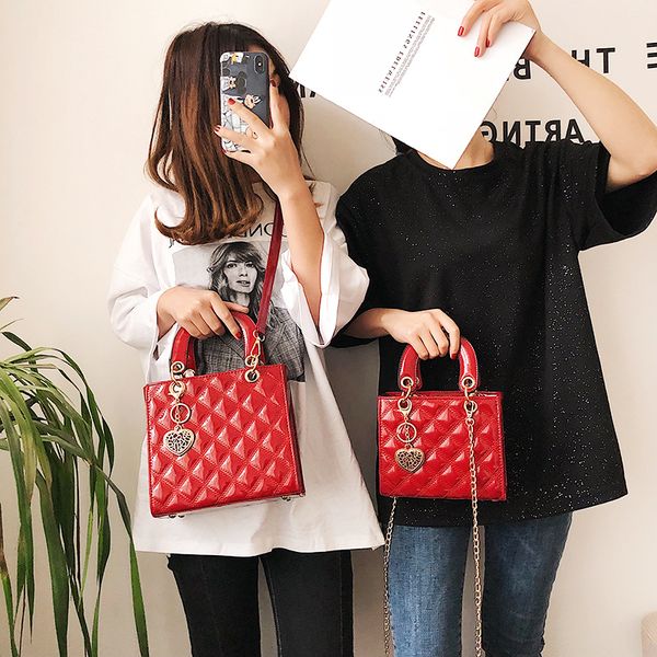 

women bags chain handbags shoulder tote msenger bag handbag purse 2022 luxury crossbody for plaid color flap for female messenger