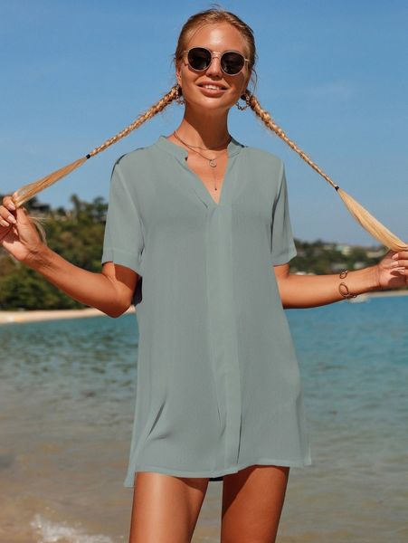 

solid cover up i5yk#, White;black