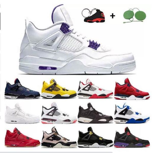 

classic 4 men basketball shoes 4s oreo pure money comfortable grey royalty university red desert sport moss sail bred neon court purple mens