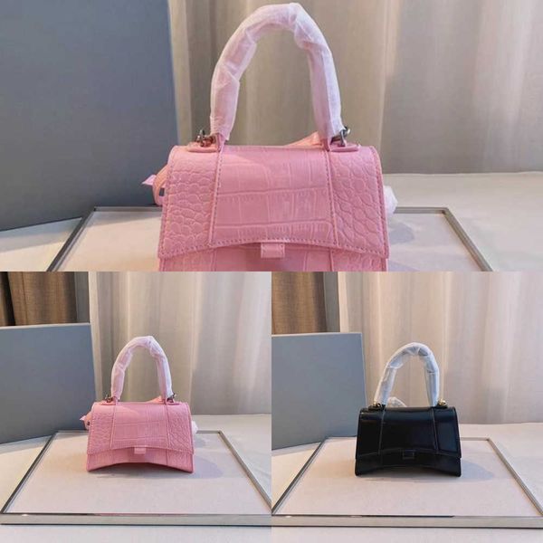 

designers bags luxurys women crossbody shoulder bag large capacity handbag alligator pattern lady purse black and pink 2k5e