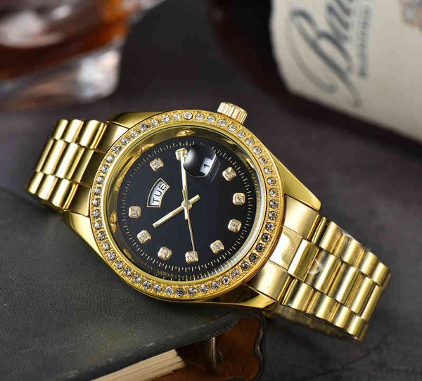 

relojes de lujo hombre 2022 r o l e designer x watches wrist luxury diamond shell national double three strains log classic men's stain, Slivery;golden