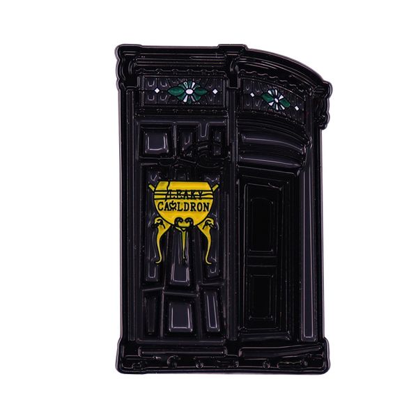 

leaky cauldron enamel lapel pin brooch badge wizarding world bookish fans flair addition, Blue