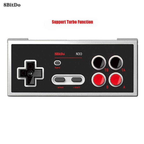 8BitDo N30 Anahtar Oyun Desteği için Bluetooth uyumlu Gamepad Turbo Android NES Classic Edition Denetleyici H220421 için 2.4G Gamepad