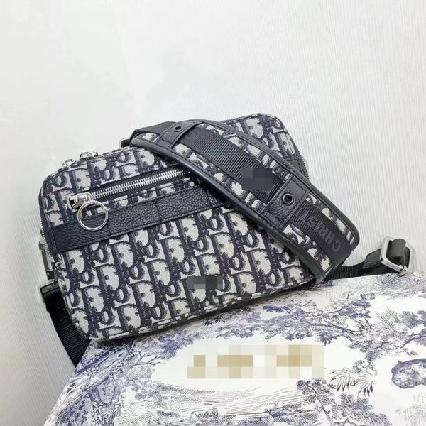 

5a quality crossbody bags 2022 mens postman camera shape man oblique genuine leather canvas messenger galaxy hanbdags purse embroidered