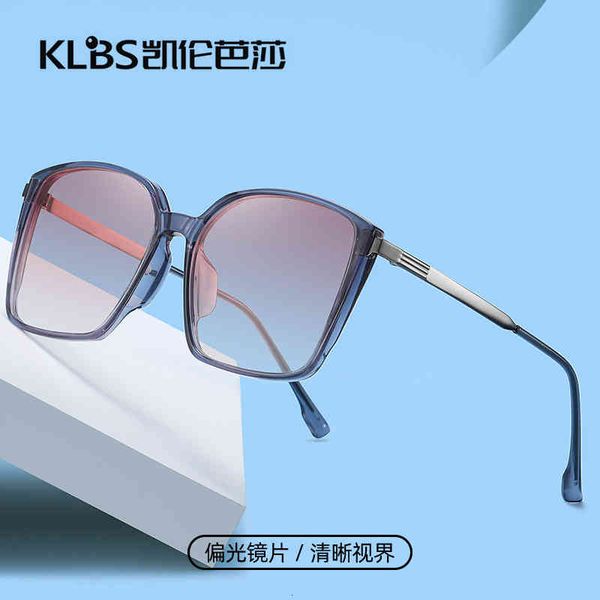 

sunglasses women's polarized sunglasses korean version large frame advanced lesbian tr craft glasses live broadcast vfd1, White;black