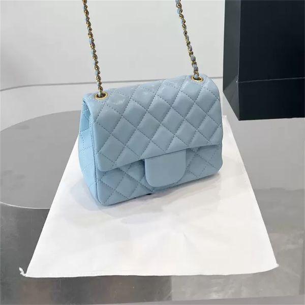 

aks mini crush ball flap bag sacoche square candy nine colors classic quilted plaid chain shoulder strap gold metal hardware crossbody desig