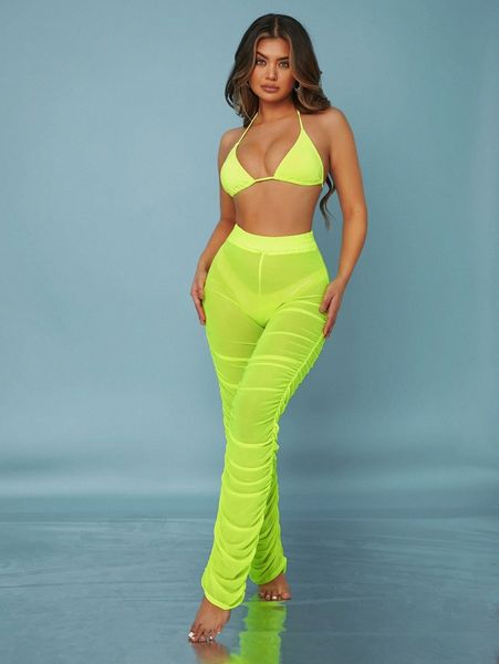 

sxy plain ruched cover up 54lz#, White;black