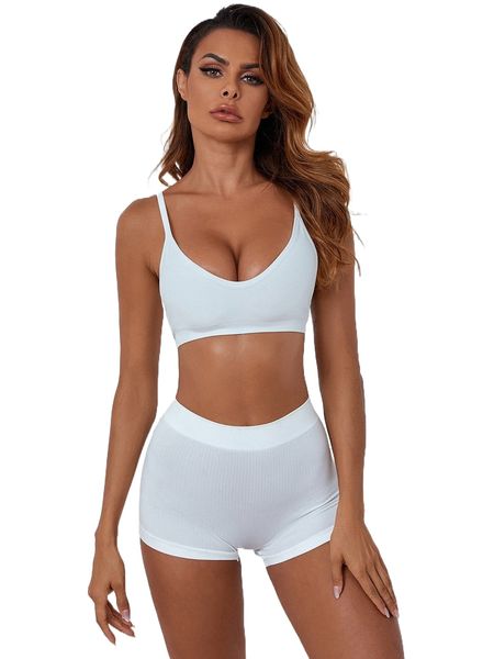 

solid seamless bralette w9mh#, Black;red