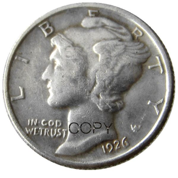 США Mercury Dime 1926 P/S/D Серебряная накрытая ремесленная копия монеты металлы.