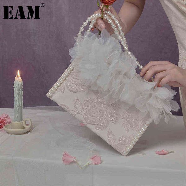 

evening bags [eam] luxury designer white elegant purses women's handle bag fashion trendy evening bags 18b01090 220328