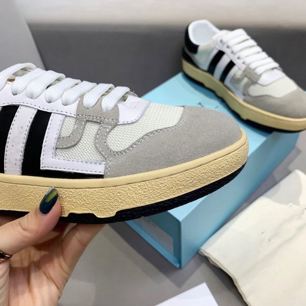 

fashion casual shoes chunky platform sneaker height increase runner ice blue beige metallic silver pastel fluo green men women designer 0706, Black