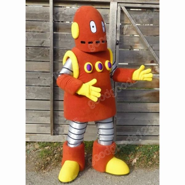 Trajes de mascote de robô de Halloween