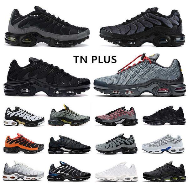 

black hex bat web tn plus se mens running shoes triple white crater dmp volt glow gradient sky men trainers sports sneakers 40-46