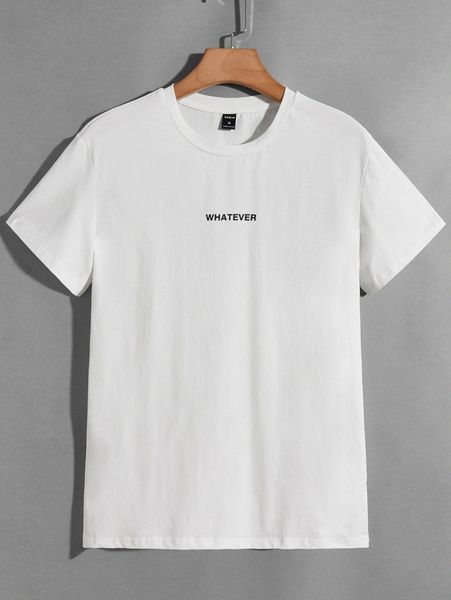 

men letter graphic tee o5qt#, White;black