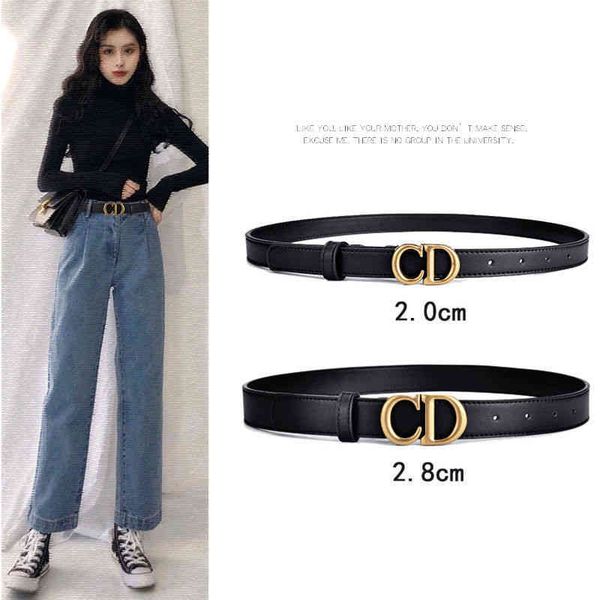 

women's red thin with skirt decoration simple fashionluxury brand ladies fashion trend belt 2022 new, Black;brown