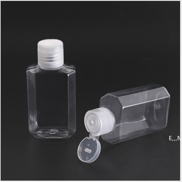 30 ml 60 ml boş pet plastik şişe ile flip kap kullanım için yeniden kullanılabilir kaplar açık kamp iş gezisi GCE13727