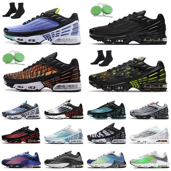 

2022 tuned iii plus 3 tn running sports shoes size 12 mens triple white obsidian green aqua crimson red tn3 laser blue men women outdoor tra, White;red