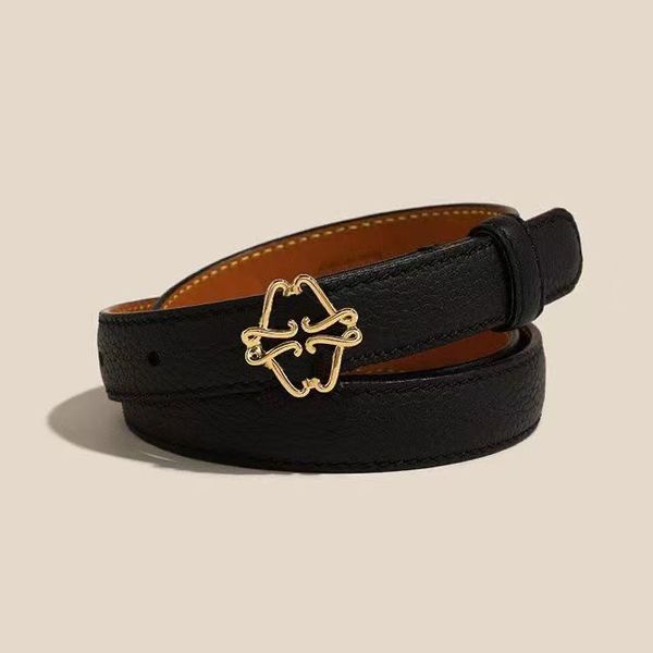 

luxury designer belts classic solid color women's belts men designers automatic gold silver black buckle belt 3 colors width 2.5cm size, Black;brown