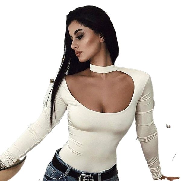 

women's jumpsuits & rompers 2021 autumn bodysuits long sleeve casual bodycon ladies fashion jumpsuit w6pz#, Black;white