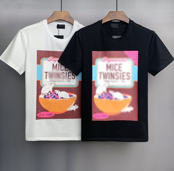 

luxury casual mens t shirt new wear designer short sleeve 100% cotton wholesale black and white size f9, White;black