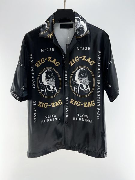 

the latest summer 2022 fashion designer black shirts us size fashionable short sleeved shirts printed design luxury mens shirts, White;black