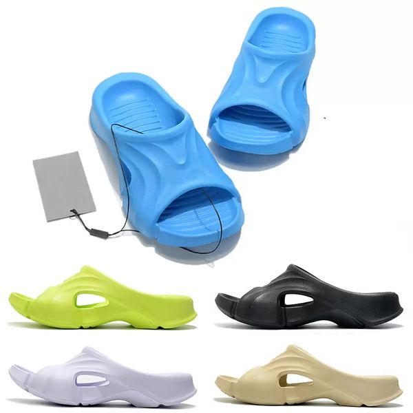 

balencigas designer shoes triple s 3.0 molded flip flops slippers beach pool slides sandals women men basketball sports style mold thong rub, Black
