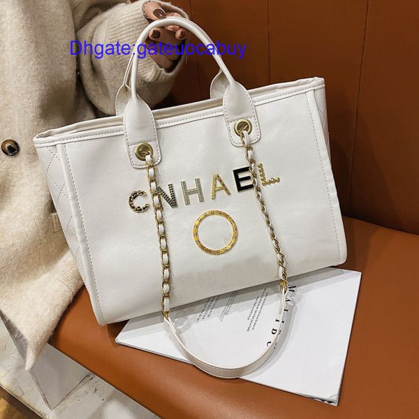 

luxury brand women's handbags evening bags ch designer metal badge tote bag small mini fashion beach handbag female capacity large leat, Black;red