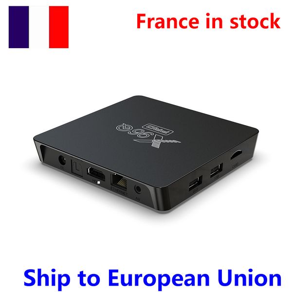 NAVIO DA França X96Q Pro tv box Android 10.0 Smart Allwinner H313 Quad Core 1gb 2GB ram 8gb 16GB rom 2.4G Wifi