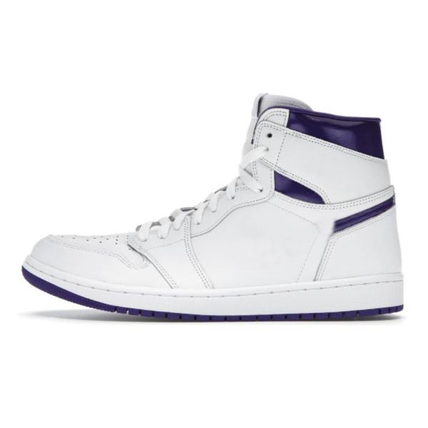 

shoes men women basketball jumpman 1 1s high court purple sneakers original