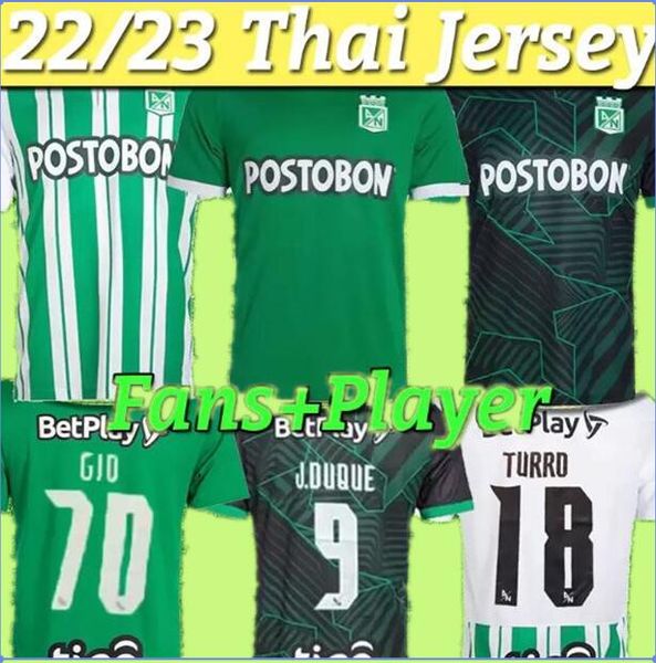 

soccer jerseys atletico nacional 22 23 jefferson andres duque montoya k.andrade football jersey emanuel olivera camiseta de athletic nationa, Black;yellow