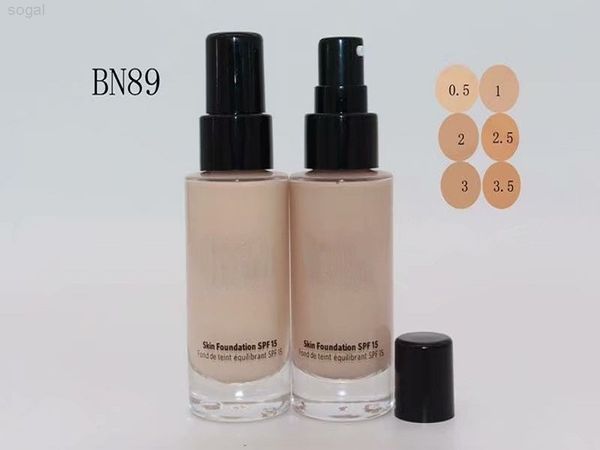 Liquid Fix Foundation Makeup Cosmetics Creamy Skin Foundation SPF15 Fond de Teint Face Brightening Concealer Primer