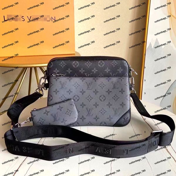 

pochette trio mens messenger bag multi shoulder crossbody bags designer handbags clutch wallets 3pcs wallet coin purse ggs lvs ysls louiseit