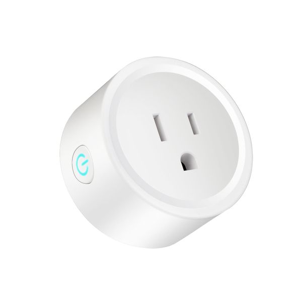 Plugues inteligentes WiFi Outlet Timer Socket Trabalho 10A 16A Energia Energia Monitor de Energia Alexa Plug com Alexa Google Home Remote Assistant