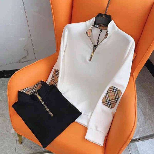 

burbe polo shirt designer sweater men hoodie burb embroidered sweatshirt casual zip coat 5xl, White;black